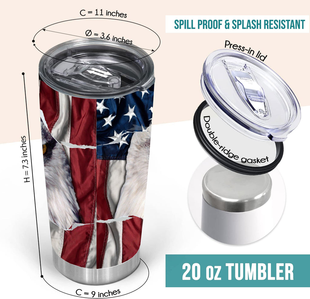 American flag tumbler, cheetah American flag6