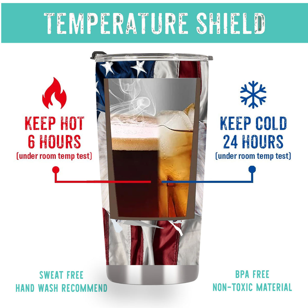 American flag tumbler, cheetah American flag6