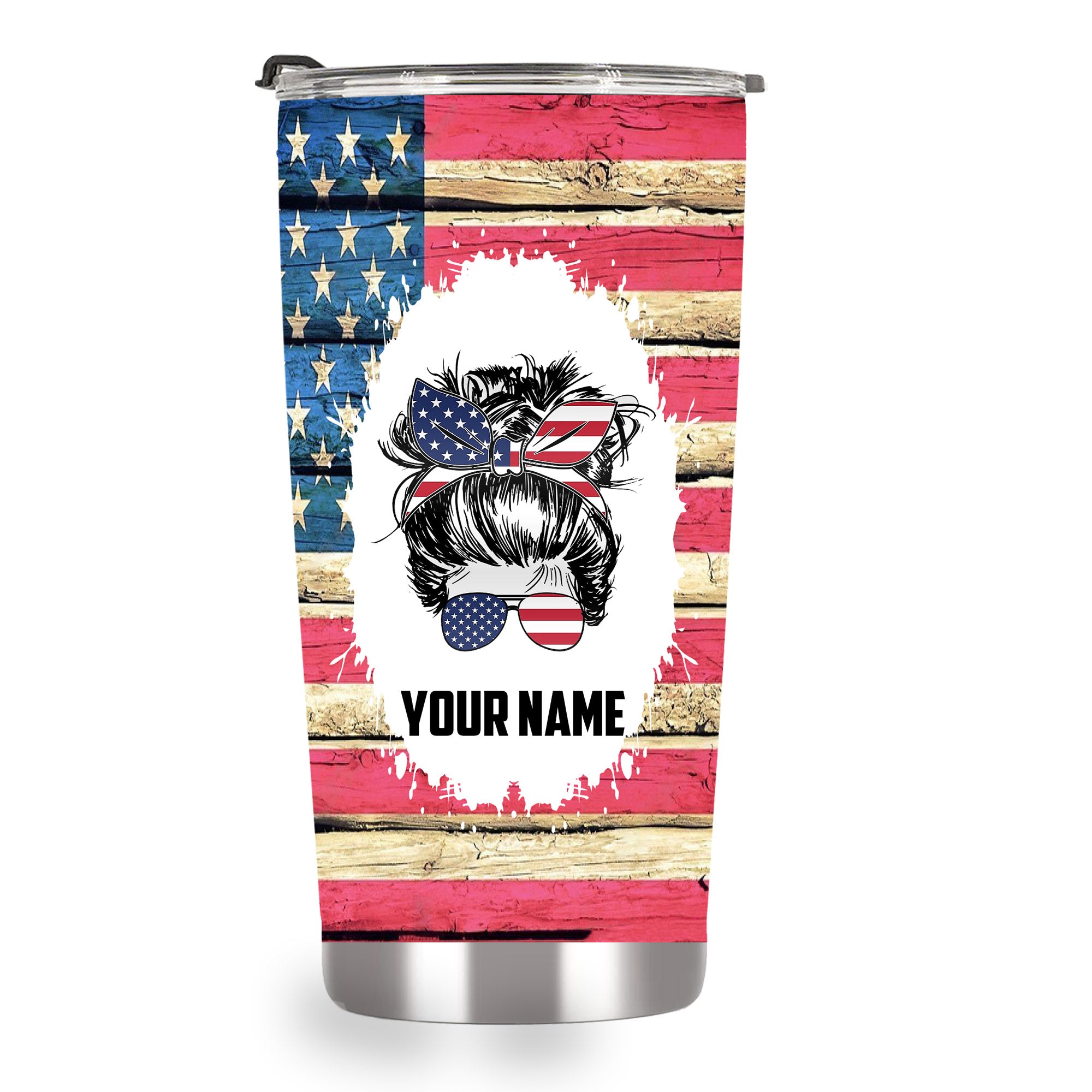 American flag tumbler, patriotic flag6