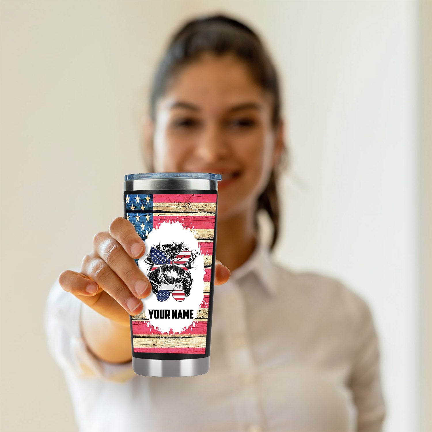 American flag tumbler, patriotic flag6