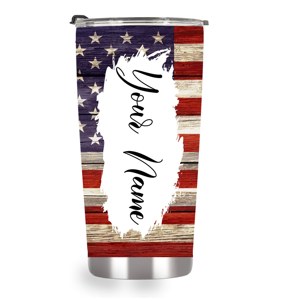 American flag tumbler, patriotic mom usa6