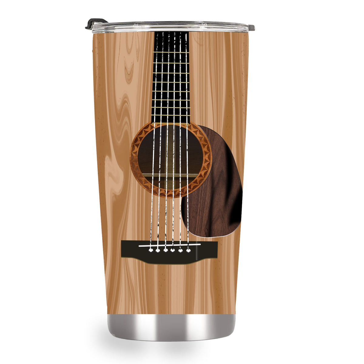 acoustic guitar brown