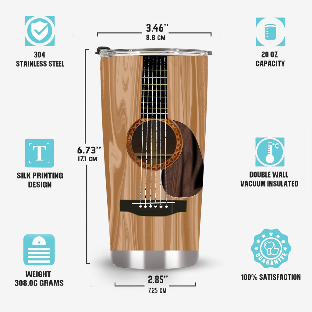acoustic guitar brown